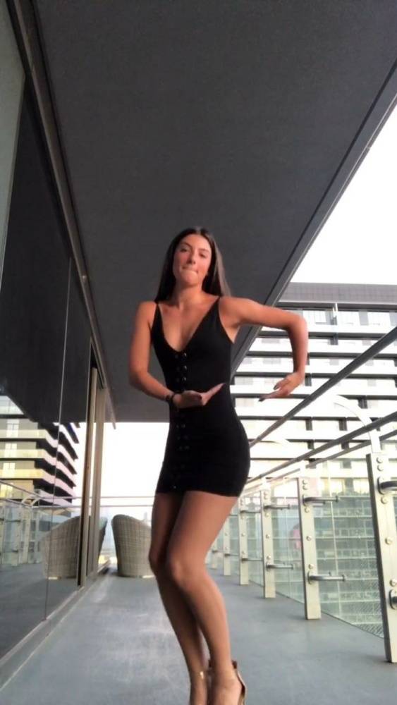Charli D 19Amelio Sexy Mini Dress Dance Video Leaked - #7