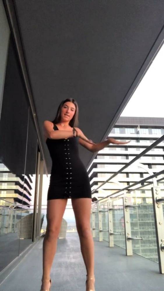 Charli D 19Amelio Sexy Mini Dress Dance Video Leaked - #4