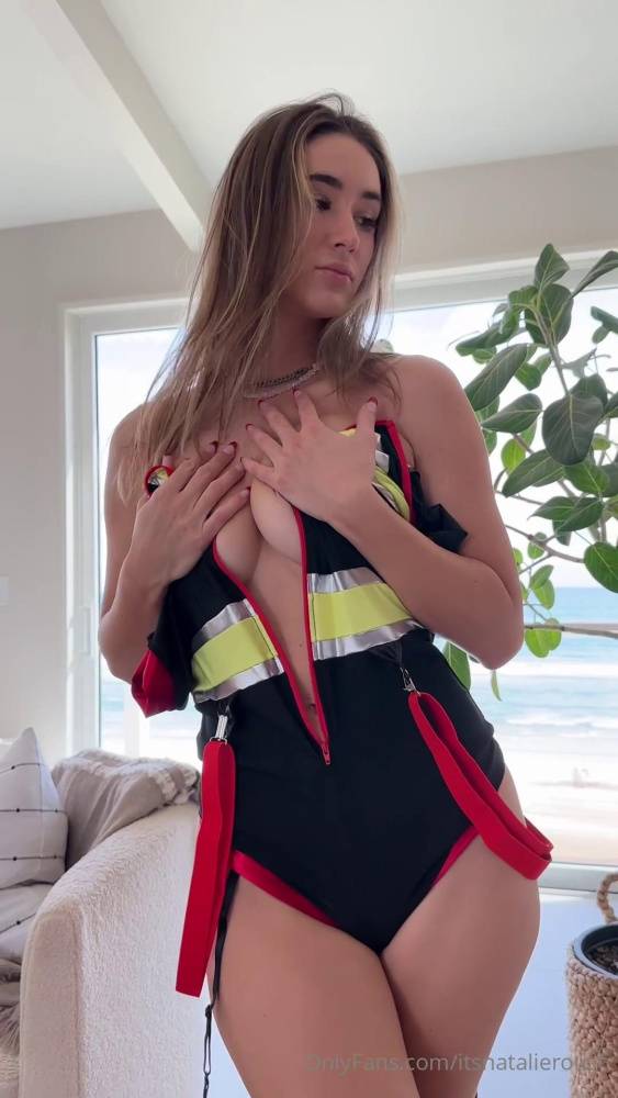 Natalie Roush Nude Firefighter Cosplay Onlyfans Video Leaked - #9