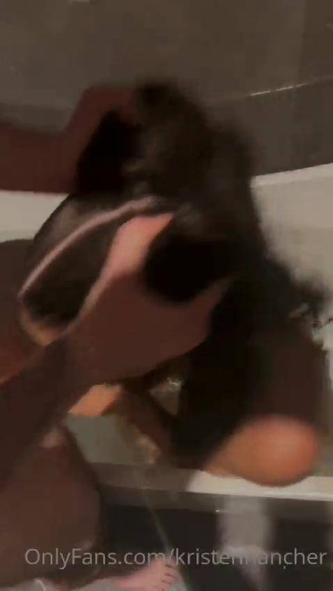Kristen Hancher Blowjob Bath Face Fuck Onlyfans Video Leaked - #9