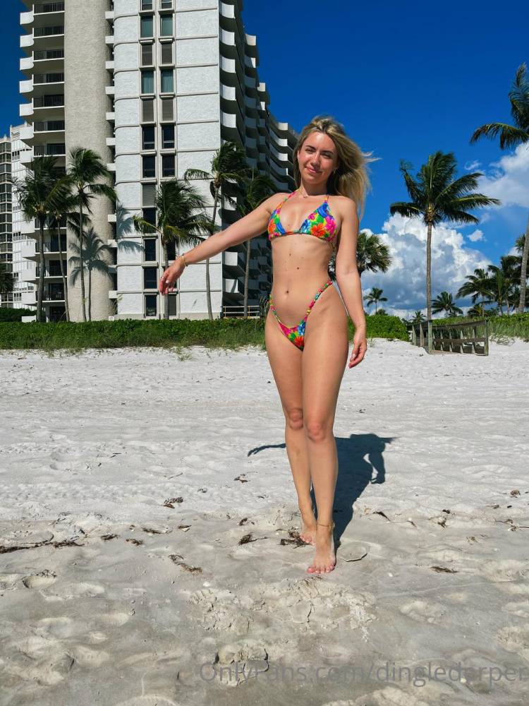 Dinglederper Sexy Beach Wet Bikini Onlyfans Set Leaked - #4