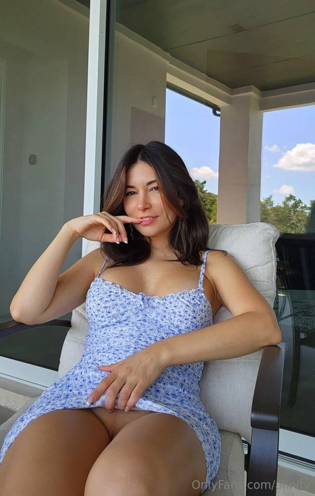 Alinity Nude Outdoor Dress Strip PPV Onlyfans Set Leaked - #12