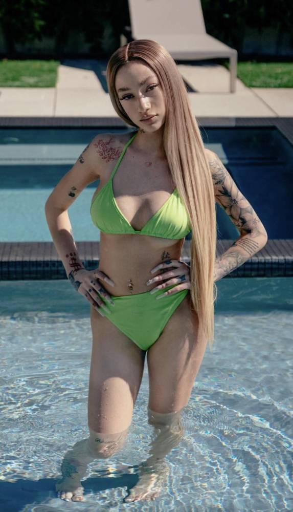 Bhad Bhabie Sexy Pool Bikini Onlyfans Set Leaked - #5