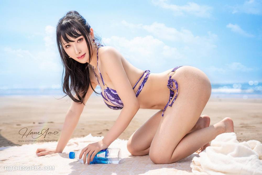 Hane Ame Asian Nude Cosplay - Patreon Leaked NSFW Beach Photos - #8