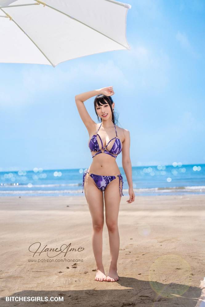 Hane Ame Asian Nude Cosplay - Patreon Leaked NSFW Beach Photos - #12