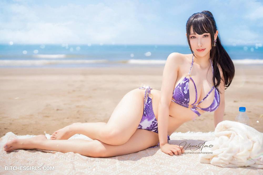 Hane Ame Asian Nude Cosplay - Patreon Leaked NSFW Beach Photos - #21