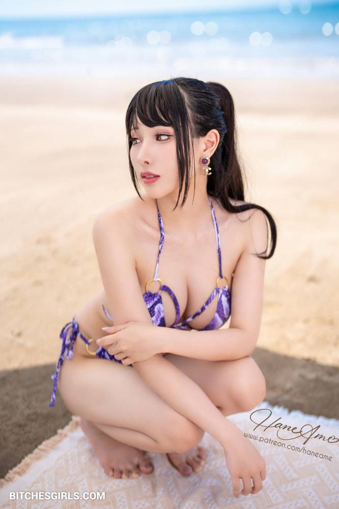 Hane Ame Asian Nude Cosplay - Patreon Leaked NSFW Beach Photos - #7