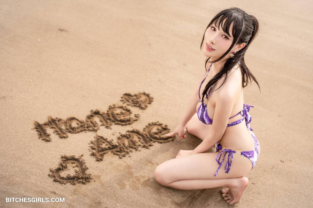 Hane Ame Asian Nude Cosplay - Patreon Leaked NSFW Beach Photos - #2