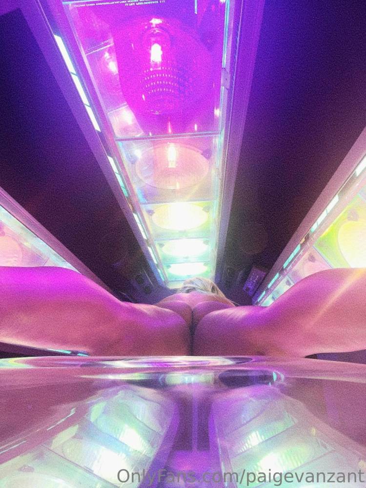 Paige VanZant Nude Tanning Bed Onlyfans Set Leaked - #10