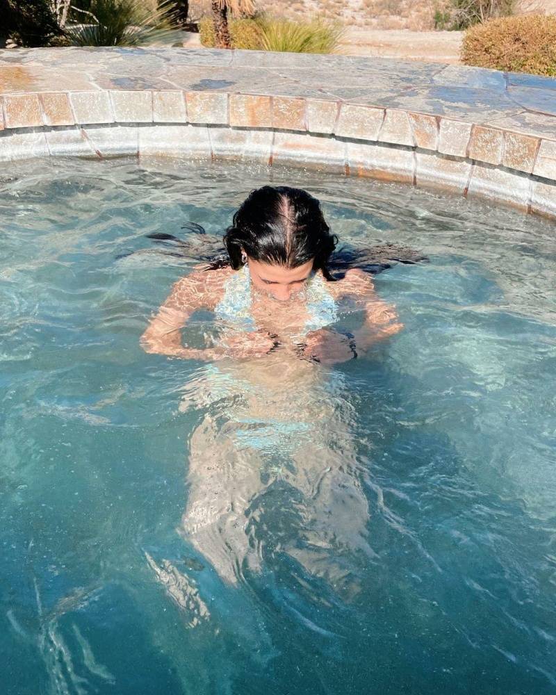 Charli D 19Amelio Sexy Pool Bikini Posing Set Leaked - #1