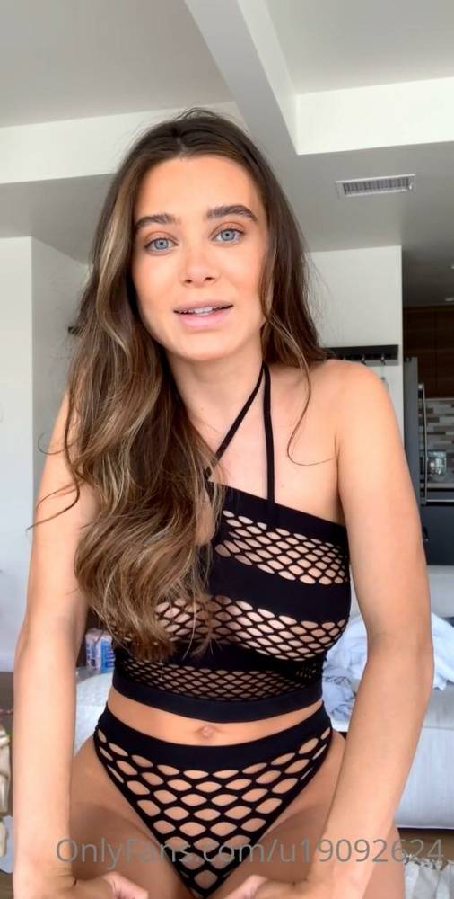Lana Rhoades Nude See-Through Lingerie Onlyfans Video Leaked - #8