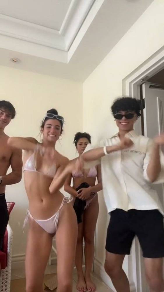 Charli D 19Amelio Bikini Camel Toe Dance Video Leaked - #11