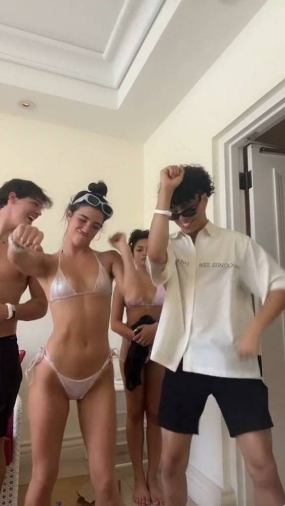Charli D 19Amelio Bikini Camel Toe Dance Video Leaked - #9