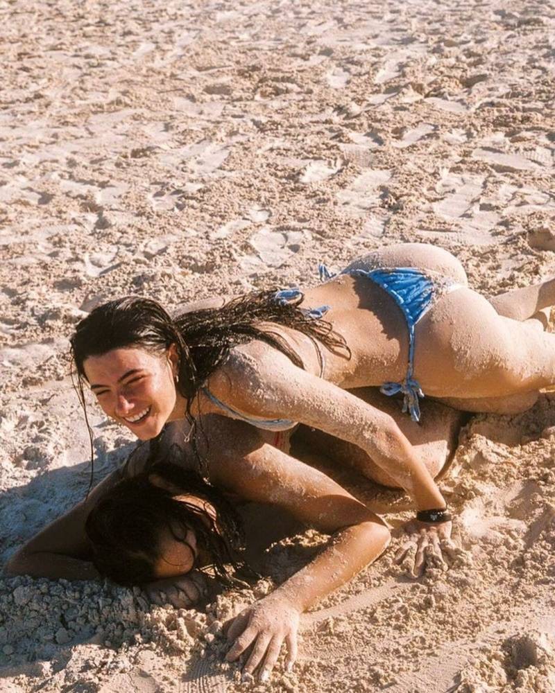 Charli D 19Amelio Sexy Pool Beach Bikini Set Leaked - #6