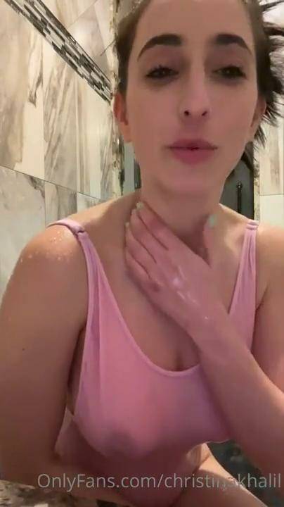 Christina Khalil Nude March Onlyfans Livestream Leaked Part 2 - #15