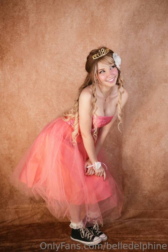 Belle Delphine Nude Prom Night Pink Dress Onlyfans Set Leaked - #6