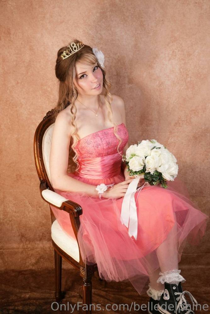 Belle Delphine Nude Prom Night Pink Dress Onlyfans Set Leaked - #25