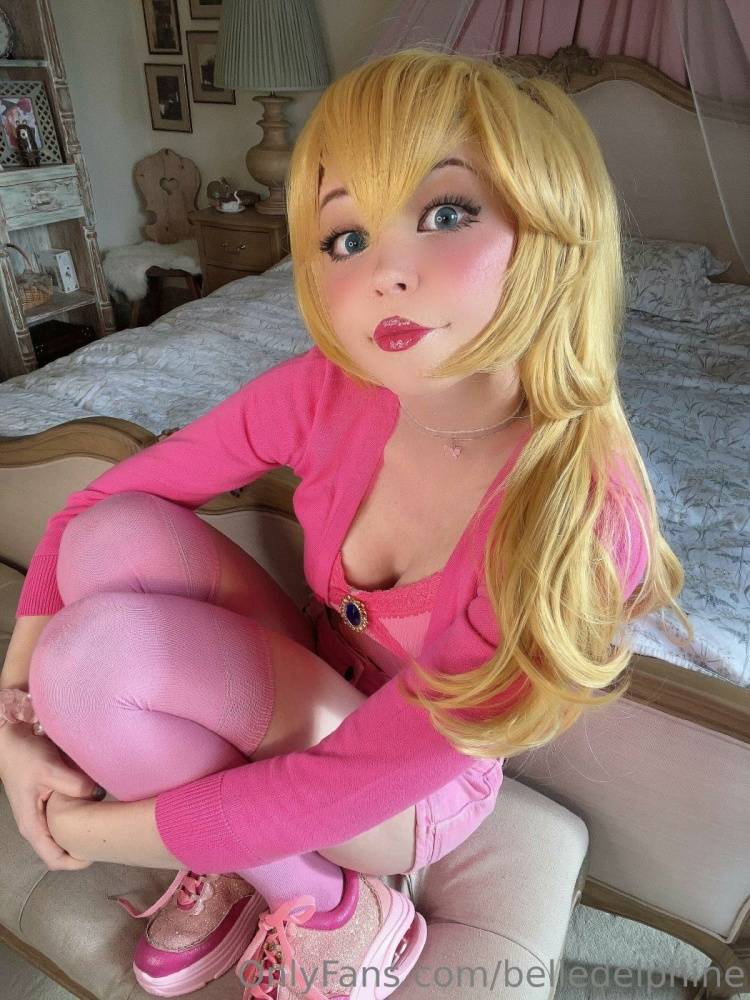 Belle Delphine Nude Princess Peach Cosplay Onlyfans Set Leaked - #3