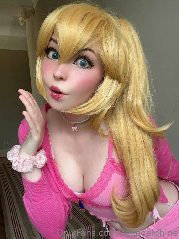 Belle Delphine Nude Princess Peach Cosplay Onlyfans Set Leaked - #36