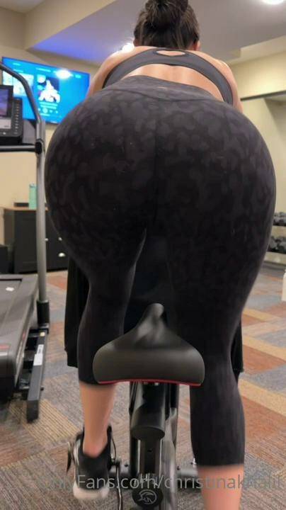 Christina Khalil Gym Ass Leggings Strip Onlyfans Video Leaked - #4