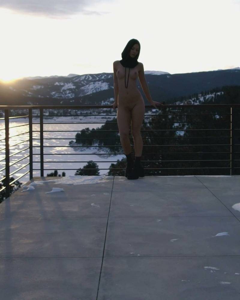 Rachel Cook Nude Outdoor Balcony Onlyfans Video Leaked - #11