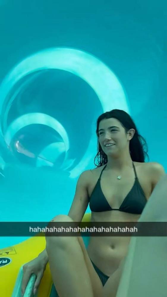 Charli D 19Amelio Bikini Waterpark Video Leaked - #3