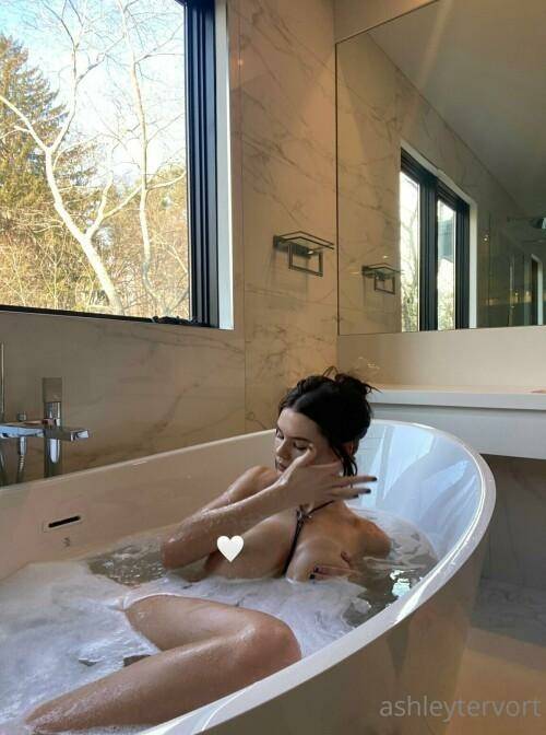 Ashley Tervort Nude Bubble Bath Onlyfans Set Leaked - #3