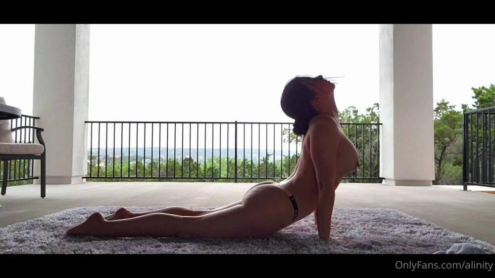 Alinity Nude Topless Yoga PPV Onlyfans Video Leaked - #1