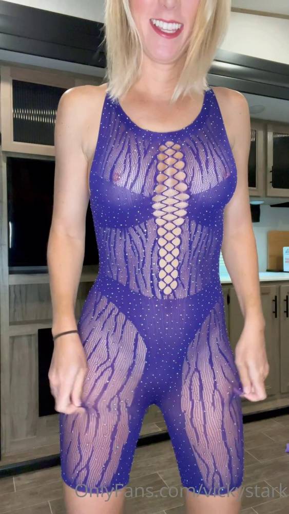 Vicky Stark Nude Sheer Bodysuits Try On Onlyfans Video Leaked - #12