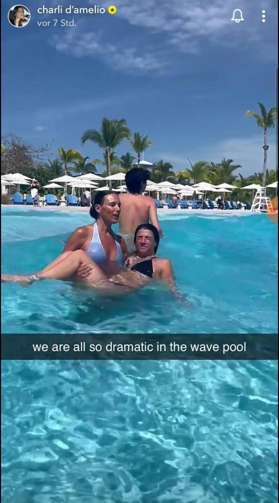 Charli D 19Amelio Bikini Wave Pool Video Leaked - #1
