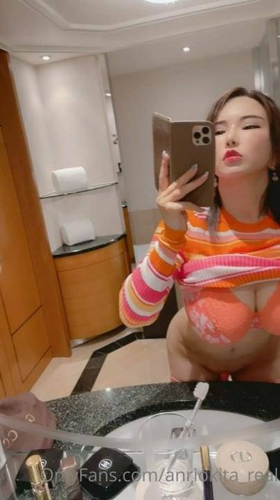 Anri Okita Nude Sweater Strip Onlyfans Video Leaked - #9