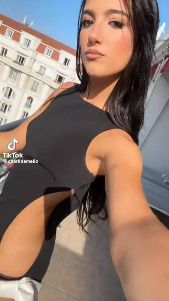 Charli D 19Amelio Dress Selfie Thirst Trap Video Leaked - #5