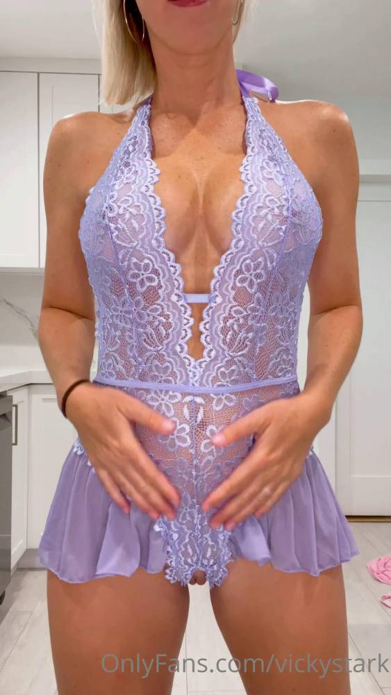 Vicky Stark Nude Sexy Nighties Try-On Onlyfans Video Leaked - #16