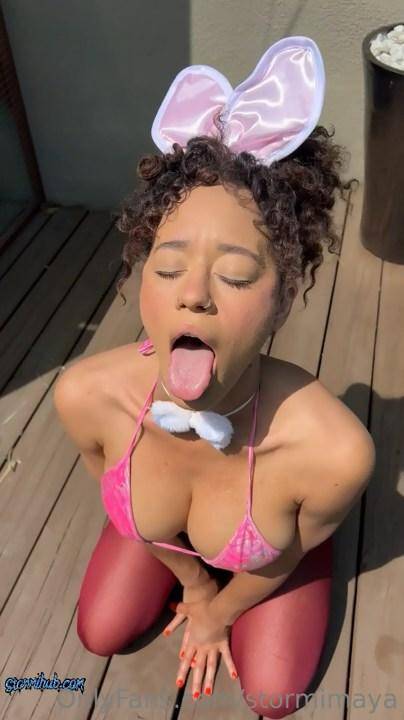 Stormi Maya Nude Whipped Cream OnlyFans Video Leaked - #11
