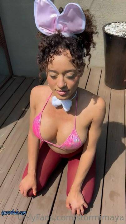 Stormi Maya Nude Whipped Cream OnlyFans Video Leaked - #12