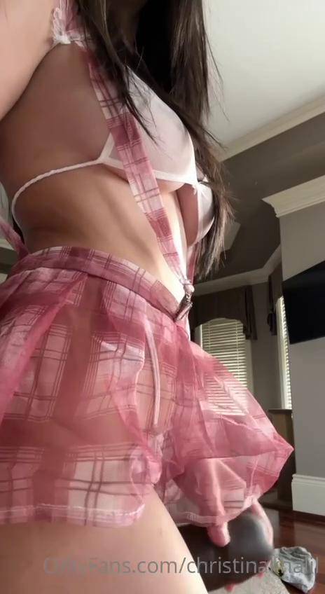 Christina Khalil BBC Dildo School Girl Onlyfans Video Leaked - #17