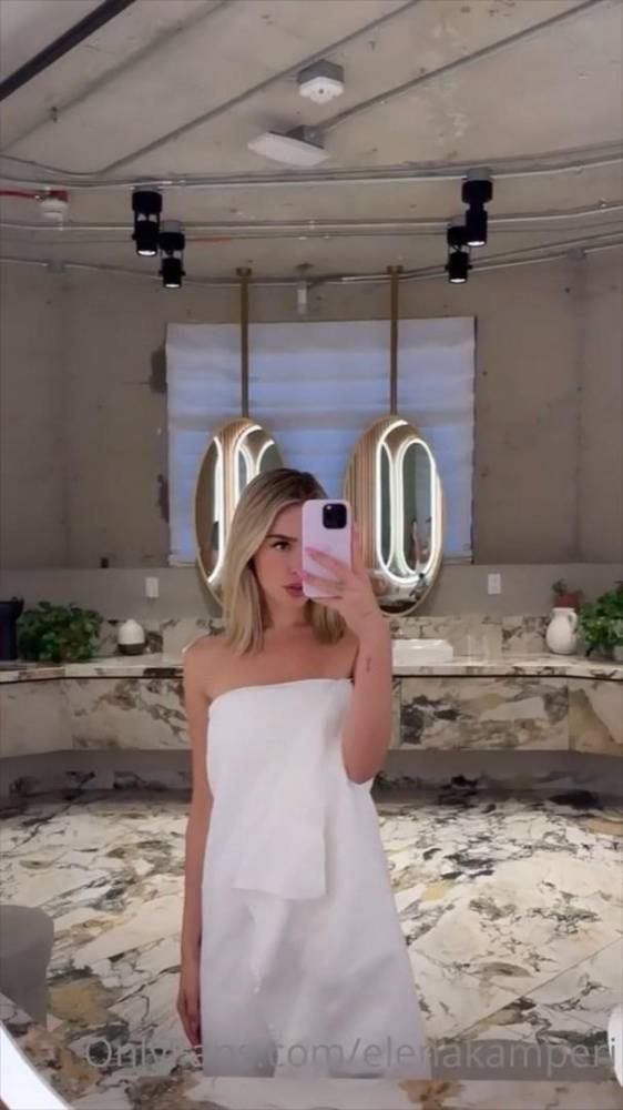Elena Kamperi Full Nude Bathroom OnlyFans Video Leaked - #2