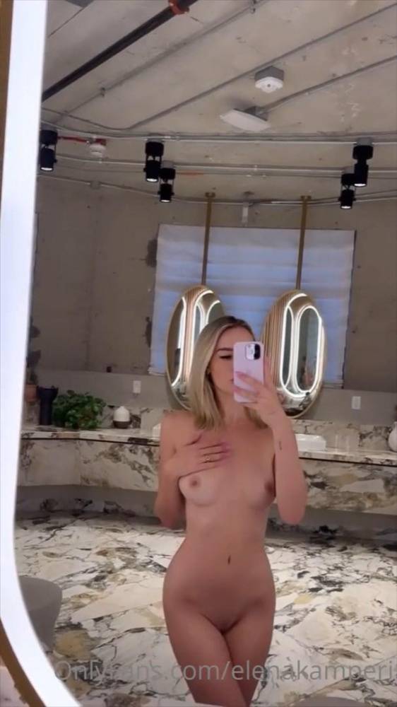 Elena Kamperi Full Nude Bathroom OnlyFans Video Leaked - #5