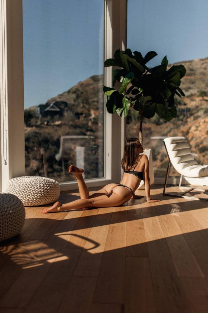 Natalie Roush Sexy Sunny Lounge Lingerie Onlyfans Set Leaked - #17