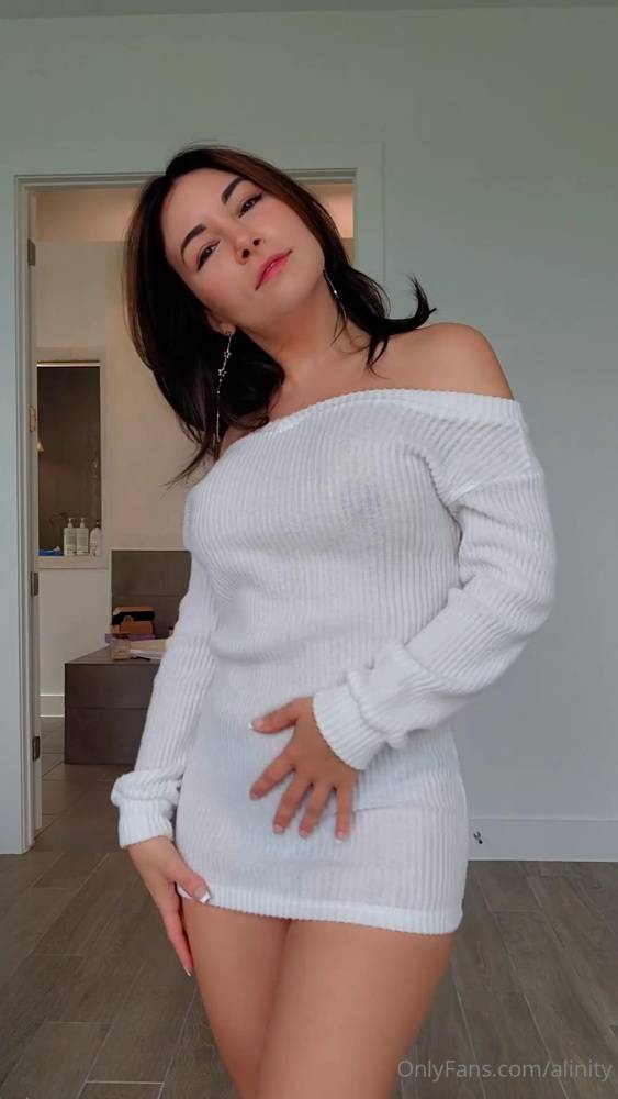Alinity Nude Nipple See-Through Dress Onlyfans Video Leaked - #4