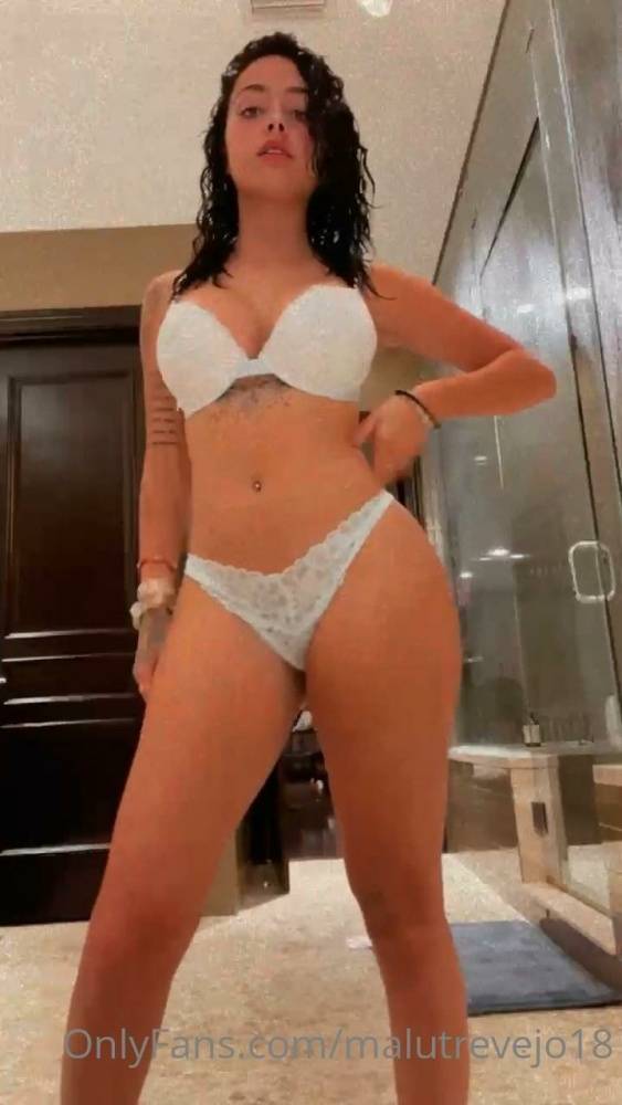 Malu Trevejo Thong Lingerie Dancing OnlyFans Video Leaked - #2