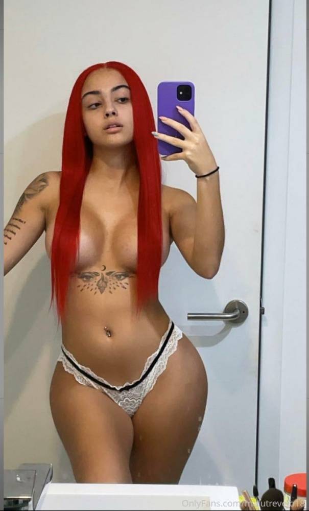 Malu Trevejo Topless Redhead Thong Onlyfans Set Leaked - #3