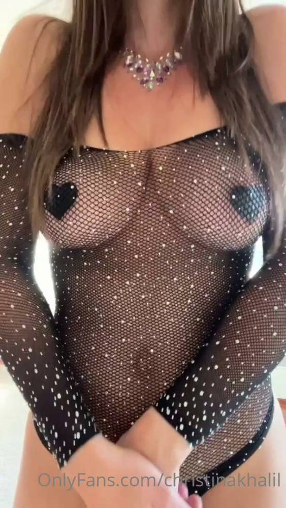 Christina Khalil See-Through Bodysuit Pasties Onlyfans Video Leaked - #main