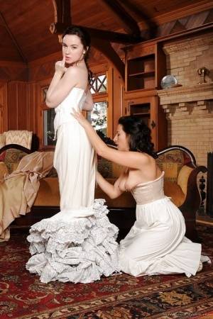 Annabelle Lee & Melissa Monet make some sensual lesbian action - #main