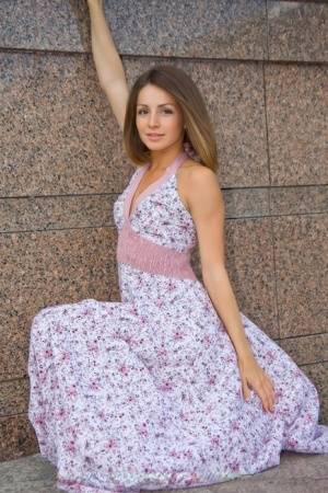 Gorgeous Euro doll in a classy dress Susana simply loves undressing - #main