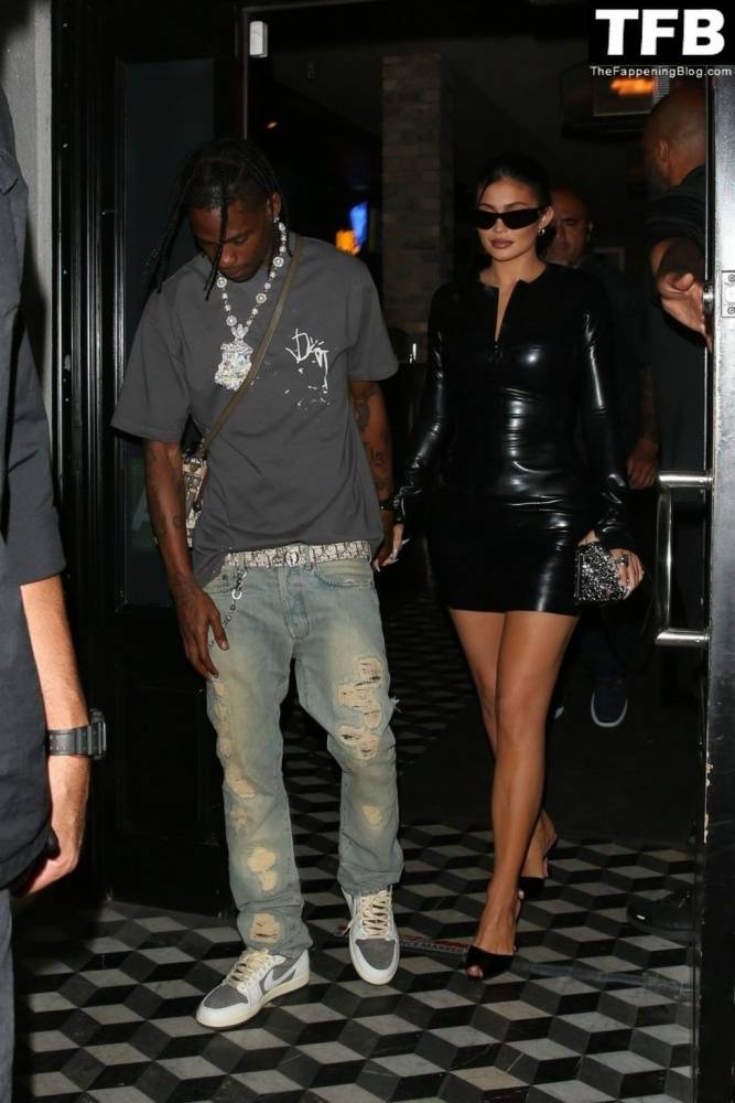 Kylie Jenner & Travis Scott Dine Out with James Harden at Celeb Hotspot Crag 19s in WeHo - #main