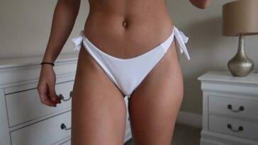 Christina Khalil Thong Bikini Try-On Patreon Video Leaked - #main