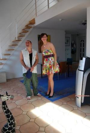 Tall woman fucks her new toy boy attired in backseam nylons and heels on clubgf.com