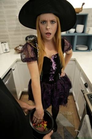 Penny Pax & Haley Reed seduce their man friend while decked out for Halloween on clubgf.com