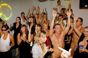 Saucy MILFs have some hardcore fun at the drunk sex party on clubgf.com